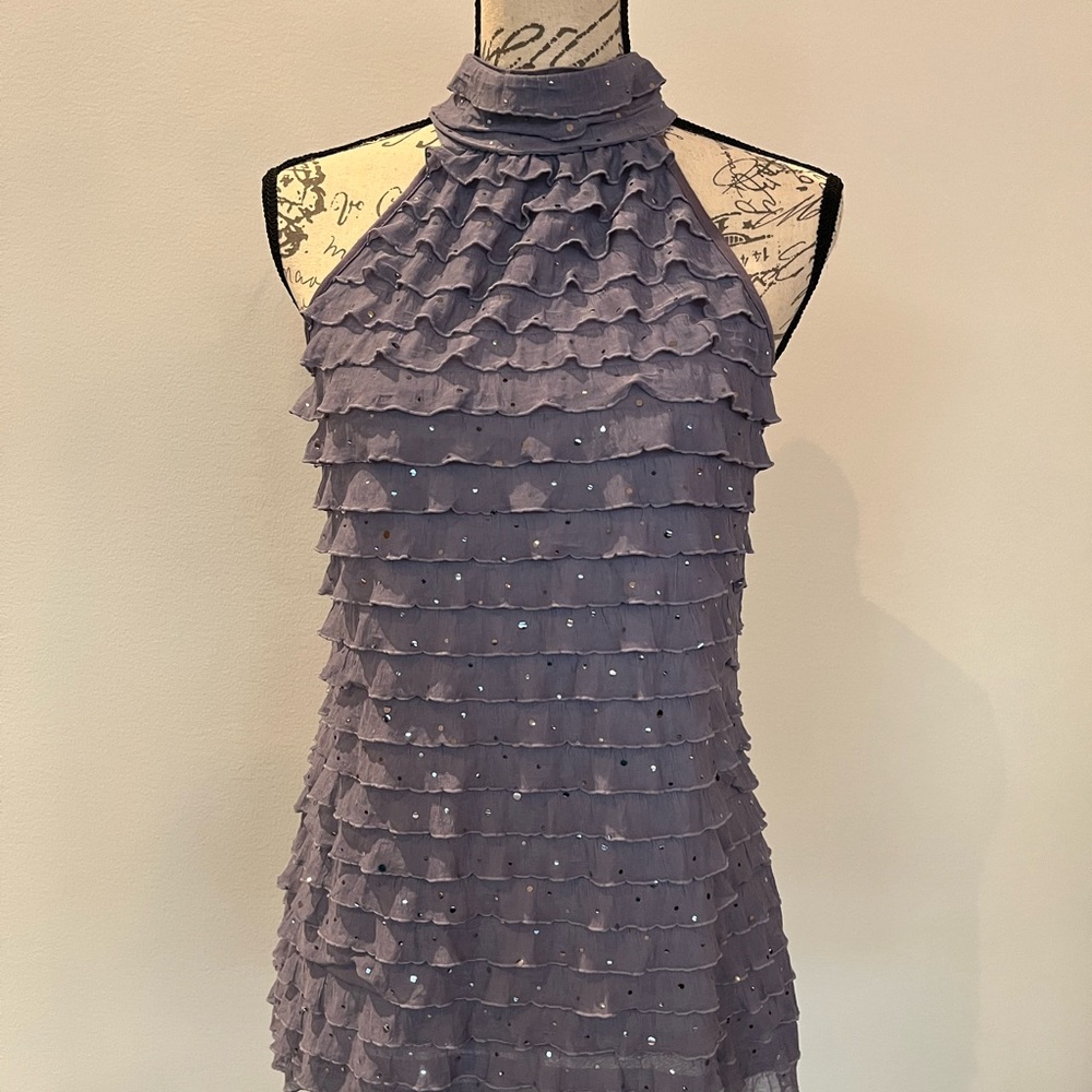 Sleeveless NWT Ruffled Blouse
